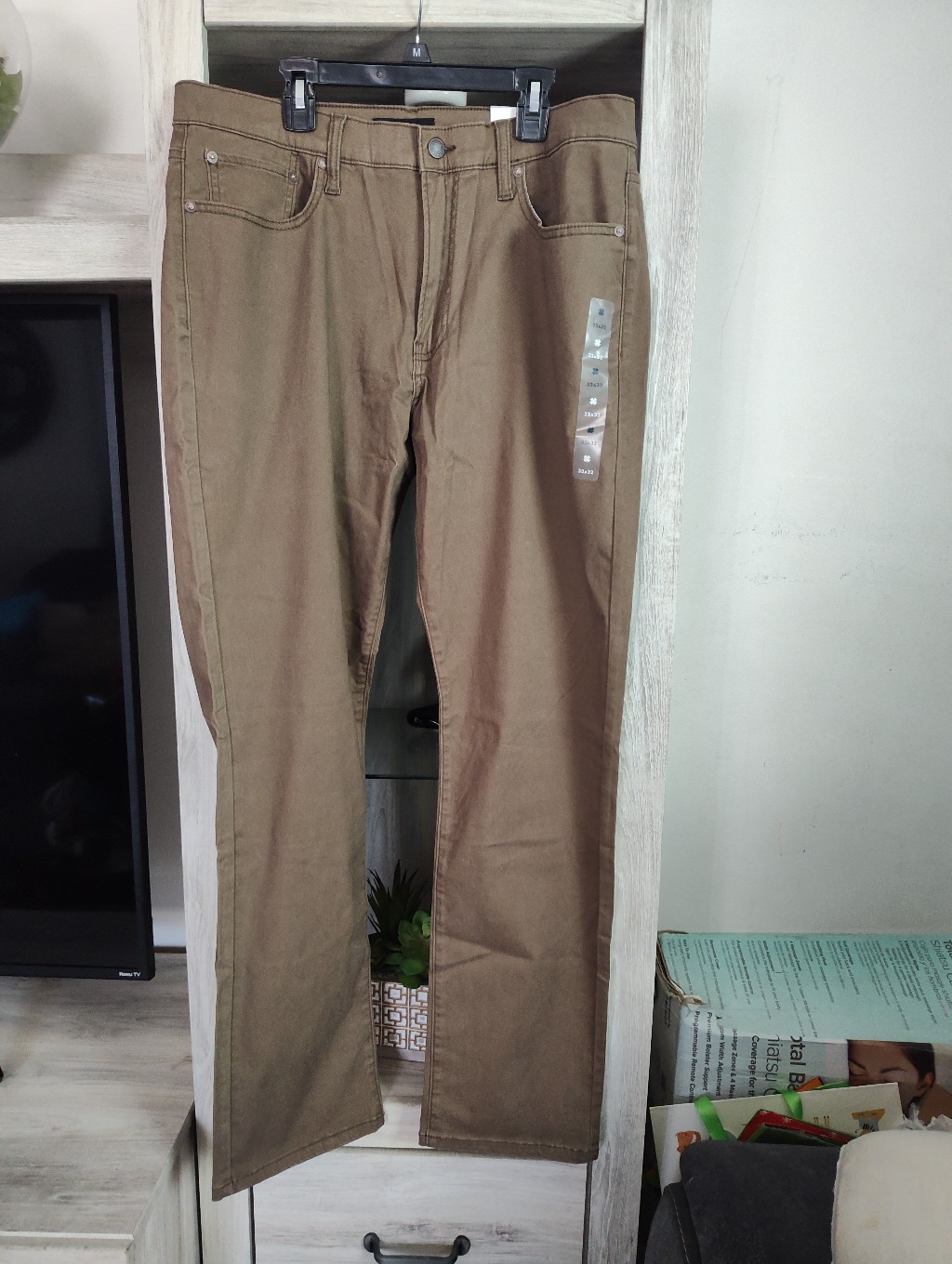 Lucky Brand Brown StraightLeg Pants Sz 3232